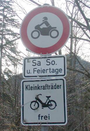 Fahrverbot