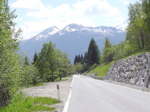 Strasse nach Madonna di Campiglio