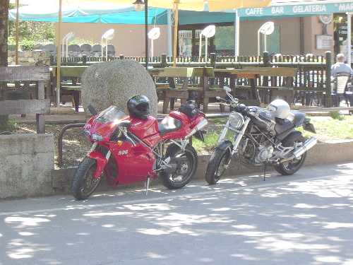 Eine Ducati zu reiten ist richtig anstrengend!