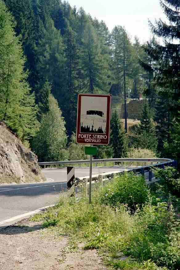 Forte Strino - an der Ostseite des Passo Tonale