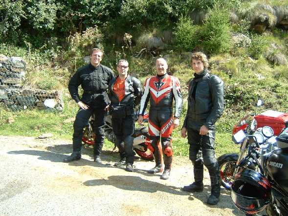 Sepp, Hubert, Michael und Andi