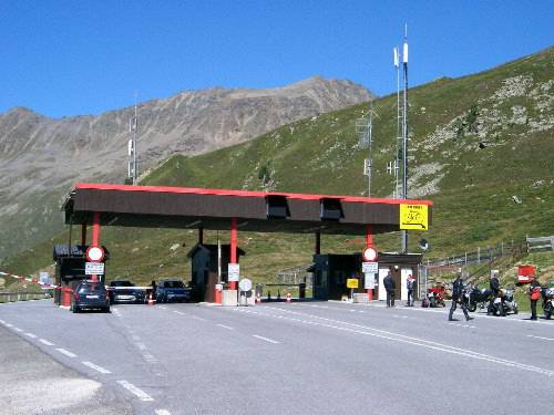Mautstation am Timmelsjoch