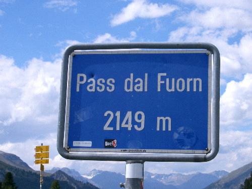 Passh&ouml;he des Ofenpass - 2149 m &uuml;.NN