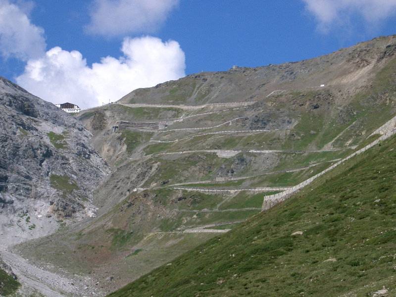 Die Spitzkehren des Stilfserjoch