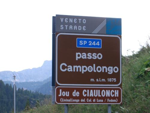 Passh&ouml;he Passo di Campolongo - 1875 m &uuml;.NN