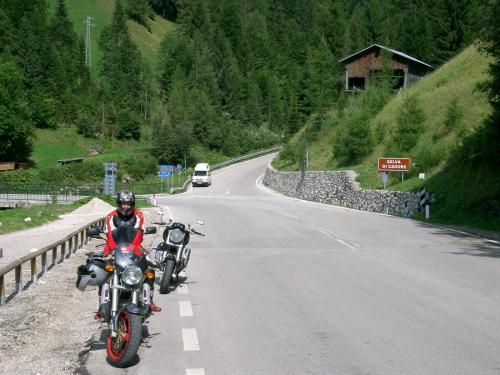 Weggabelung bei Selva di Cadore
