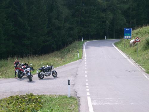 Abzweig zum Passo di Giau