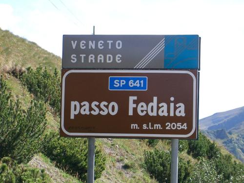Passh&ouml;he Passo di Fedaia - 2054 m &uuml;.NN