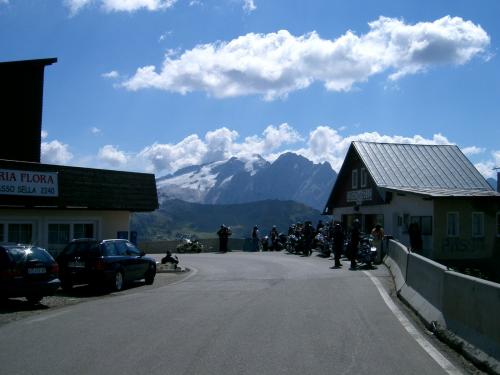 Welch gigantischer Ausblick auf die Marmolada