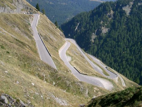 Die Kehren des Timmelsjoch