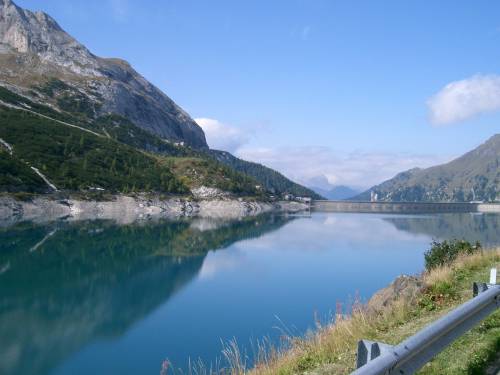 Stausee auf der Passh&ouml;he des Fedaia